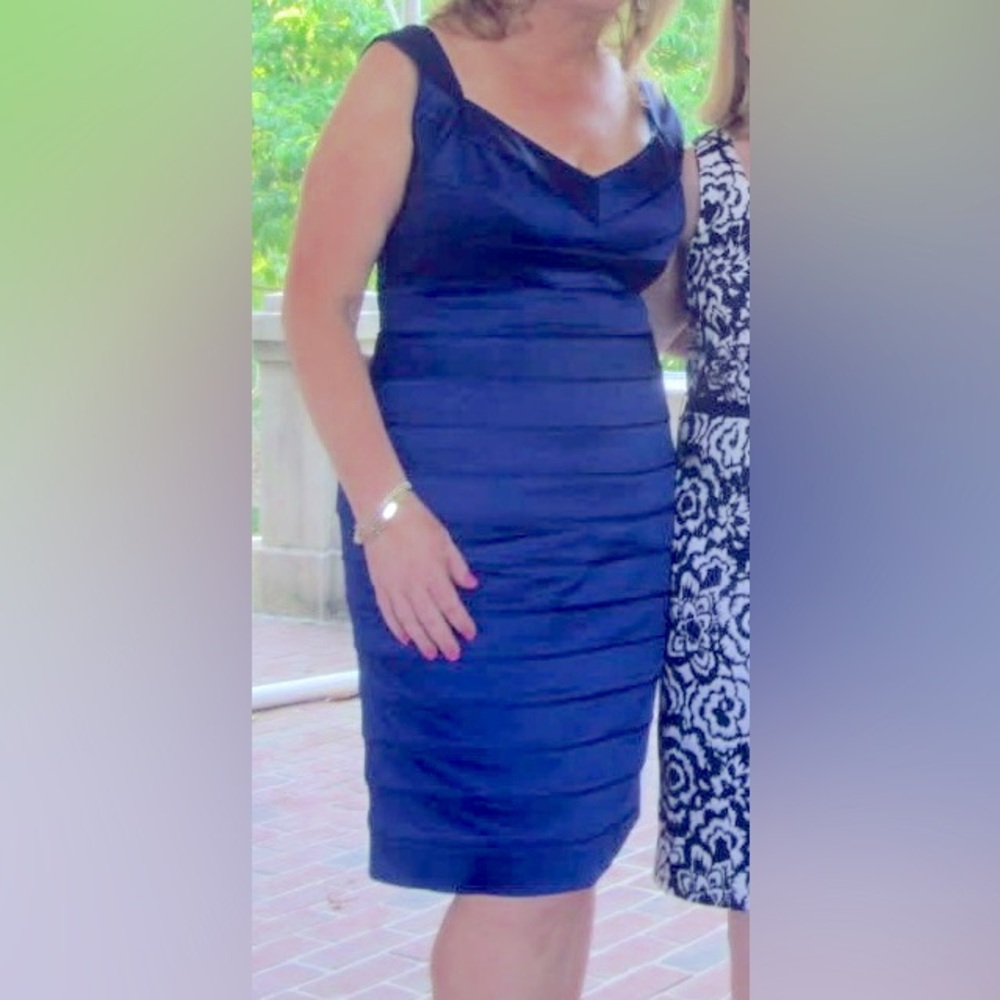 EUC! LAUREN Ralph Lauren Royal Blue Dress